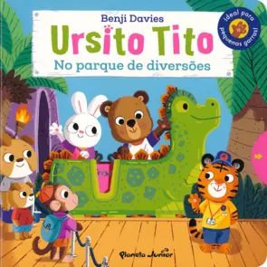 Capa Ursito Tito - No parque de diversões