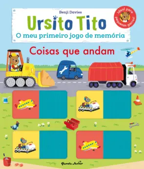 Capa Ursito Tito - Meu  Primeiro Jogo Memória - Coisas que andam