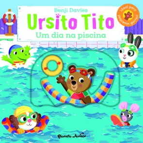 Capa Ursito Tito - Um dia na piscina