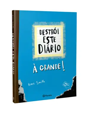 Capa Destrói este diário à grande - Azul