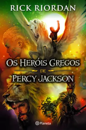 Capa Os Heróis Gregos de Percy Jackson
