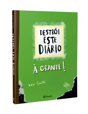 Capa Destrói este diário à grande - Verde