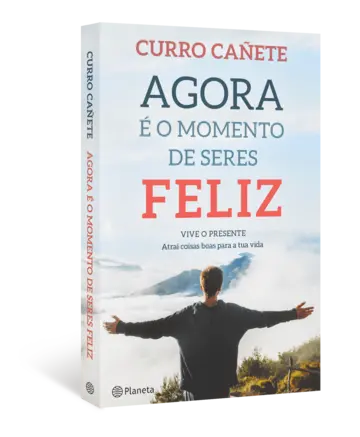 Capa Agora é o momento de seres feliz