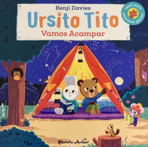 Capa Ursito Tito - Vamos acampar