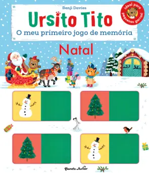 Capa Ursito Tito - Meu Primeiro Jogo de memória - Natal
