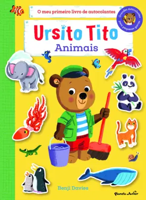 Capa Ursito Tito - Autocolantes - Animais