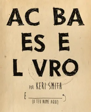 Capa Acaba este livro