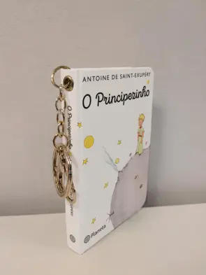 Capa O Principezinho - Livro porta-chaves