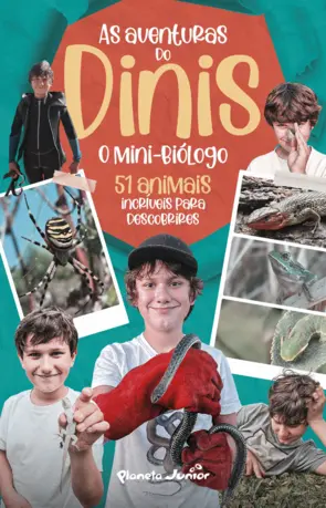 Capa As aventuras do Dinis, o minibiólogo