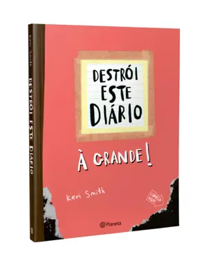 Capa Destrói este diário à grande - Laranja