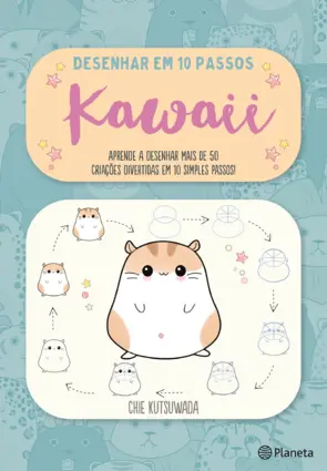 Capa Desenhar em 10 Passos - Kawaii
